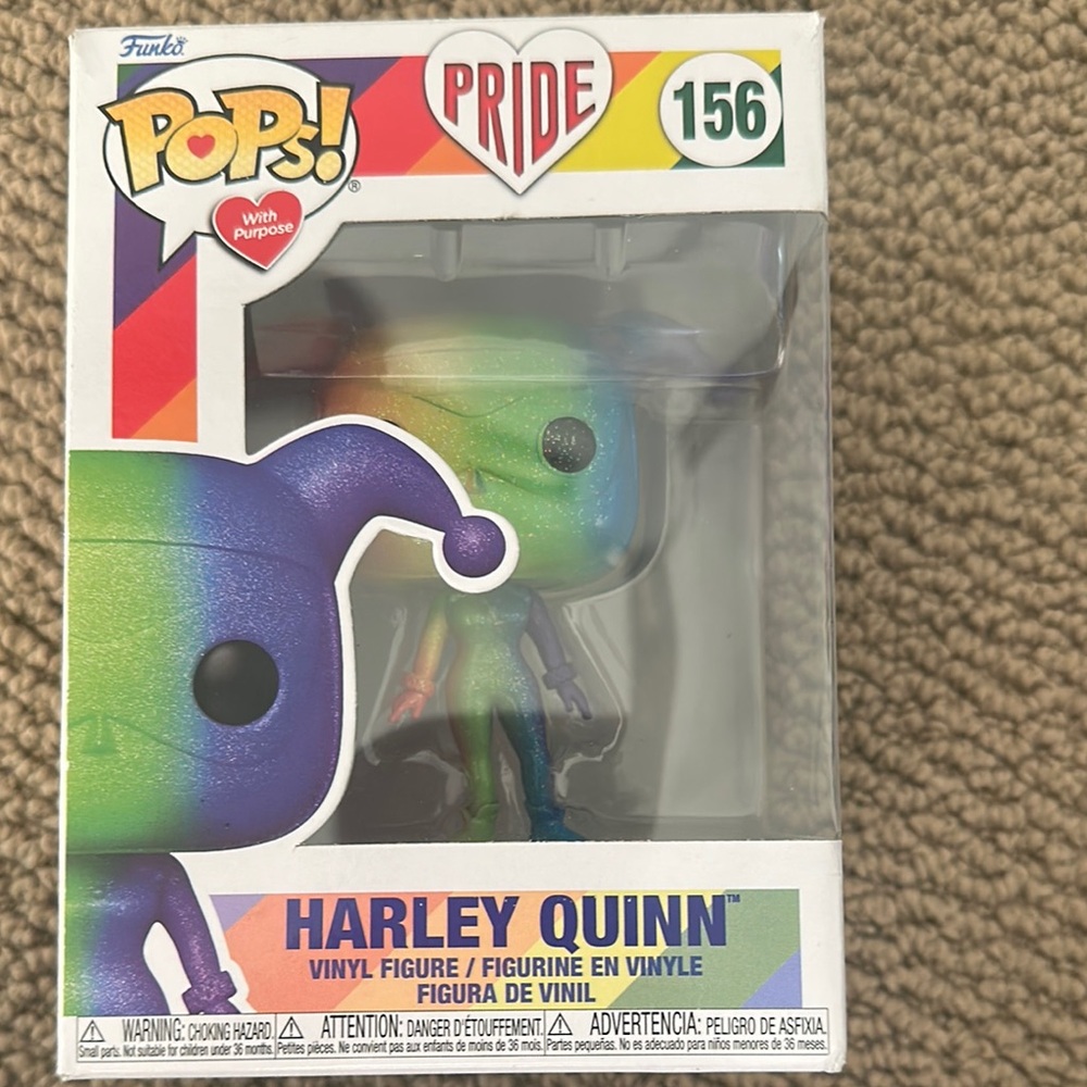 Funko Pop! Harley Quinn Vinyl Figure - Rainbow Edition